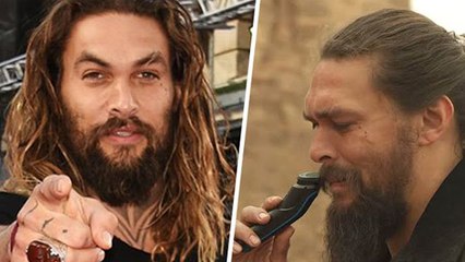Jason Momoa : L'acteur rase totalement sa barbe pour la première fois depuis 2012 (VIDEO)