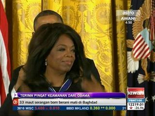 Oprah terima pingat keamanan dari Obama