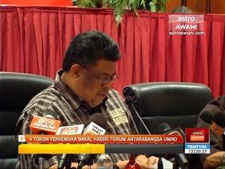 Tokoh terkemuka bakal hadiri Forum Antarabangsa UMNO