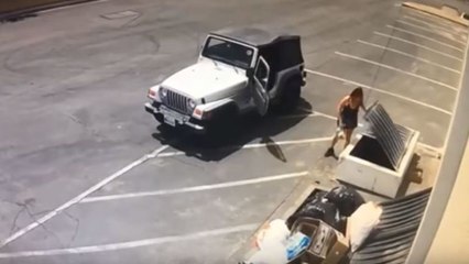 Une femme filmée en train de jeter des chiots à la poubelle à Coachella scandalise la toile (VIDEO)