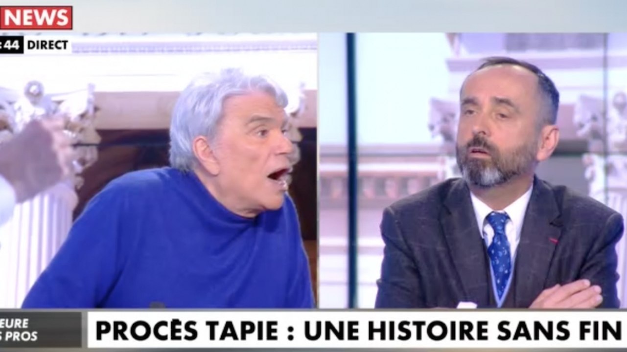 "Tu nous les casses !" : gros clash entre Bernard Tapie et Robert Ménard sur CNews