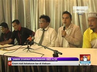 Boy Iman saman syarikat perumahan RM3 juta