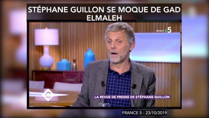 "J'aurais aimé qu'il me pique des trucs, Je l'ai assez mal vécu" : Stéphane Guillon se moque de Gad Elmaleh
