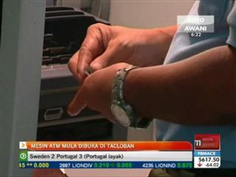 Mesin ATM mula dibuka di Tacloban