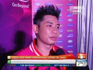 Faizul beri wang kemenangan kepada ibu bapa