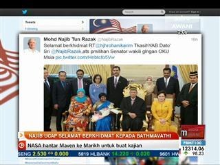 Najib ucap selamat berkhidmat kepada Bathmavathi