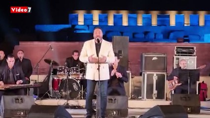 حضور جماهيرى كبير فى حفلة الفنان على الحجار بمهرجان أبيدوس الغنائى بسوهاج