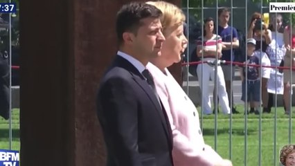 Allemagne : Angela Merkel prise d'impressionnants tremblements pendant une cérémonie officielle (VIDEO)