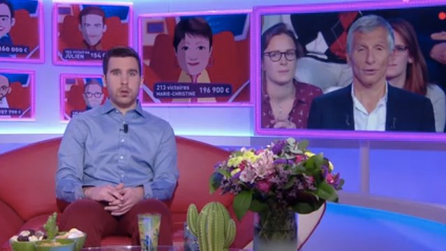 Tout le monde veut prendre sa place : Nagui et le nouveau champion n'arrivent pas vraiment à communiquer...