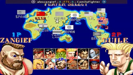 Street Fighter II': Champion Edition - alexzangief vs CamiloFighter