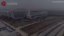 Coronavirus : la Chine dévoile un premier hôpital de 1000 places aménagé en à peine 48 heures