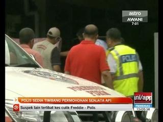 Polis sedia timbang permohonan senjata api