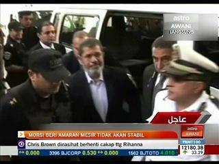 Morsi beri amaran Mesir tidak akan stabil