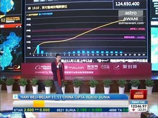 Hari beli belah 11.11 China cipta rekod dunia