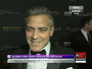 Selebriti seru bantu bantu mangsa Taufan Haiyan