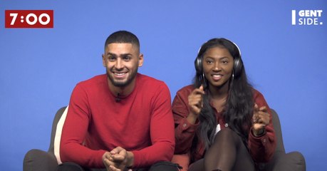 Le duo humoristique Fatou et Samir se prête au jeu des 7 secondes