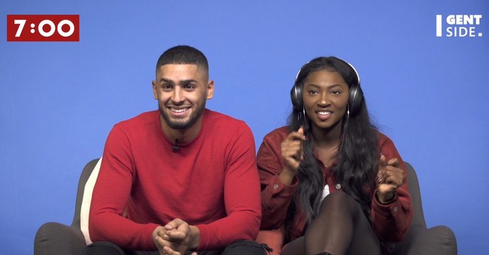 Le duo humoristique Fatou et Samir se prête au jeu des 7 secondes