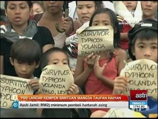 PBB lancar kempen bantuan mangsa Taufan Haiyan