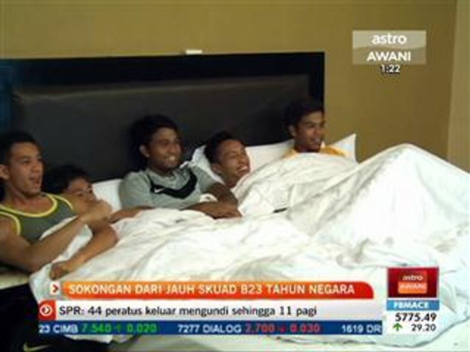 Sokongan dari jauh skuad B23 tahun negara