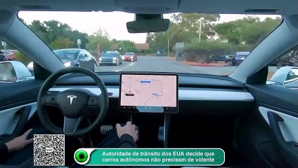 Autoridade de trânsito dos EUA decide que carros autônomos não precisam de volante