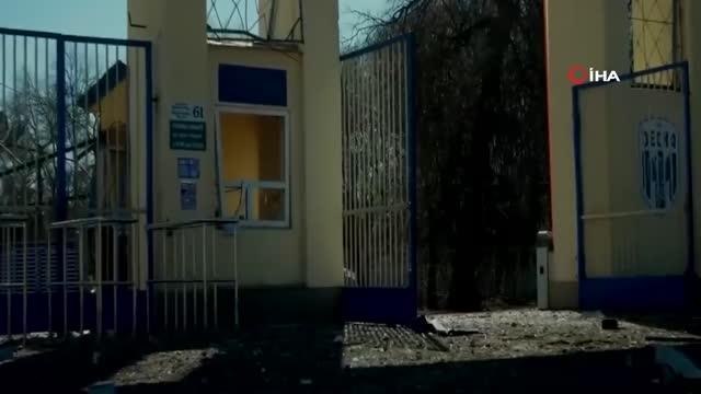 Rusya, Çernihiv'de futbol stadyumu ve kütüphaneyi roketle vurdu