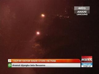 Taufan Haiyan badai Utara Vietnam