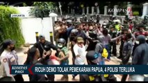 Aksi Demo Tolak Pemekaran Papua di Istana Negara Berlangsung Ricuh!