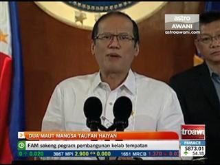 Dua maut mangsa Taufan Haiyan
