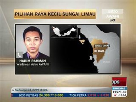 Pusat pengundian PRK Sungai Limau ditutup