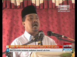 BN yakin tawan semula DUN Sungai Limau