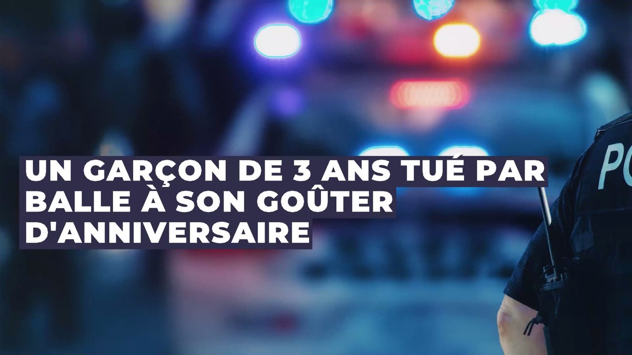 États-Unis : un garçon de 3 ans tué par balle lors de son goûter d'anniversaire