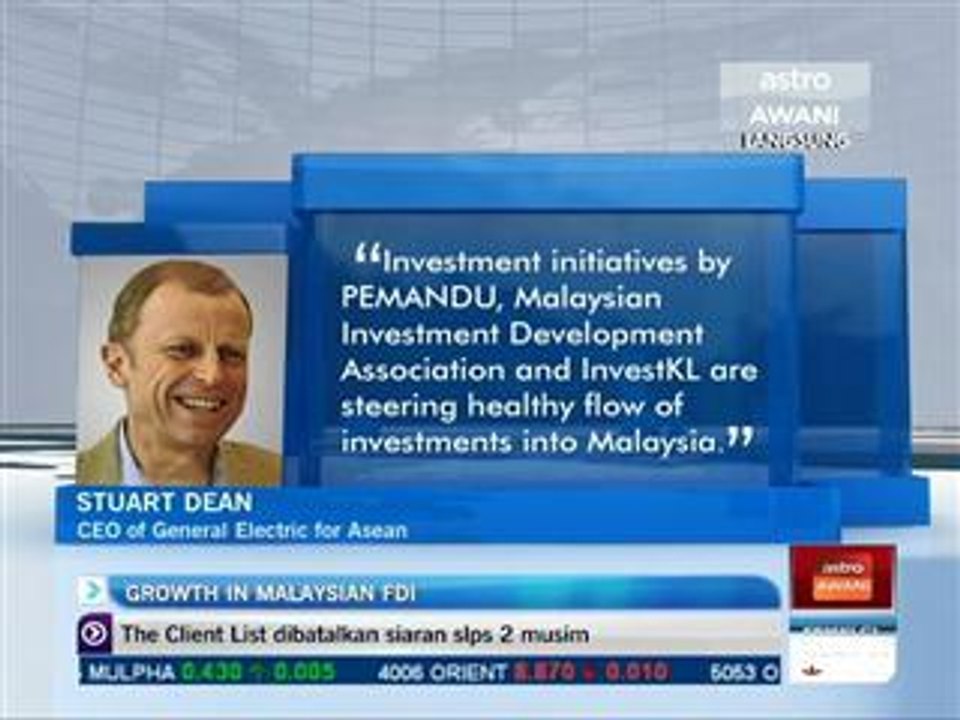 Growth in Malaysian FDI