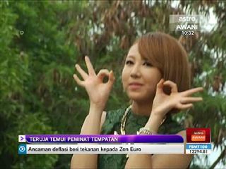 Teruja temui peminat tempatan