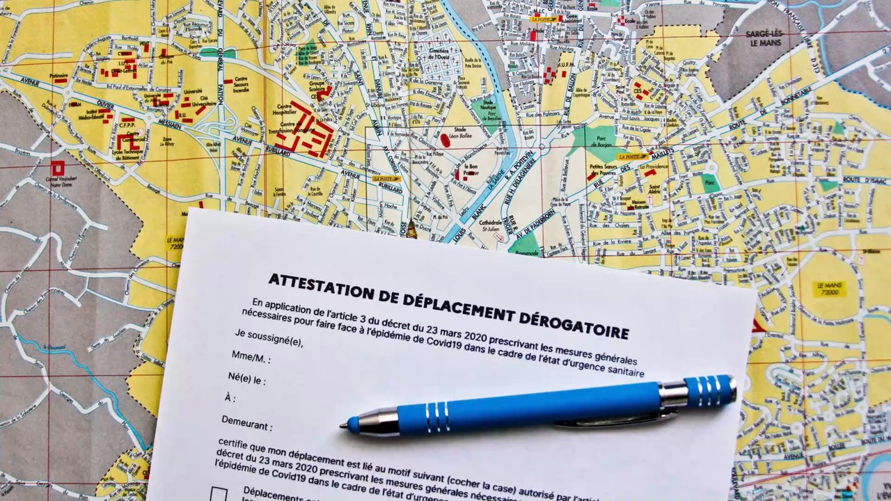 Une nouvelle attestation de déplacement est disponible
