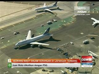 Seorang maut serangan di lapangan terbang