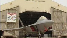 F-22 moving