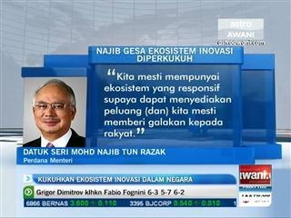 Kukuhkan ekosistem inovasi dalam negara