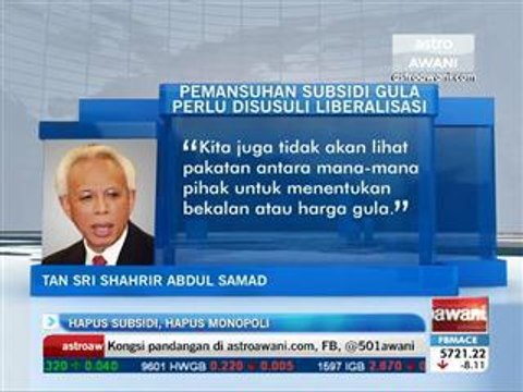 Hapus subsidi, hapus monopoli