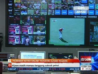 Peranan Astro dalam industri sukan negara