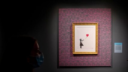 "La fille au Ballon" de Banksy : l'histoire derrière l'œuvre vendue 21,8 millions d'euros