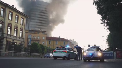 Italie : un violent incendie dévaste un immeuble de 20 étages à Milan