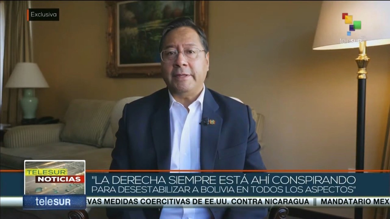 Presidente Luis Arce ofrece balance de la situación actual de Bolivia