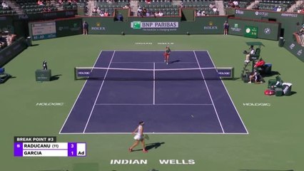 Raducanu makes winning start at Indian Wells