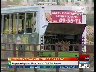 Pengebom barani mati letup diri dalam bas