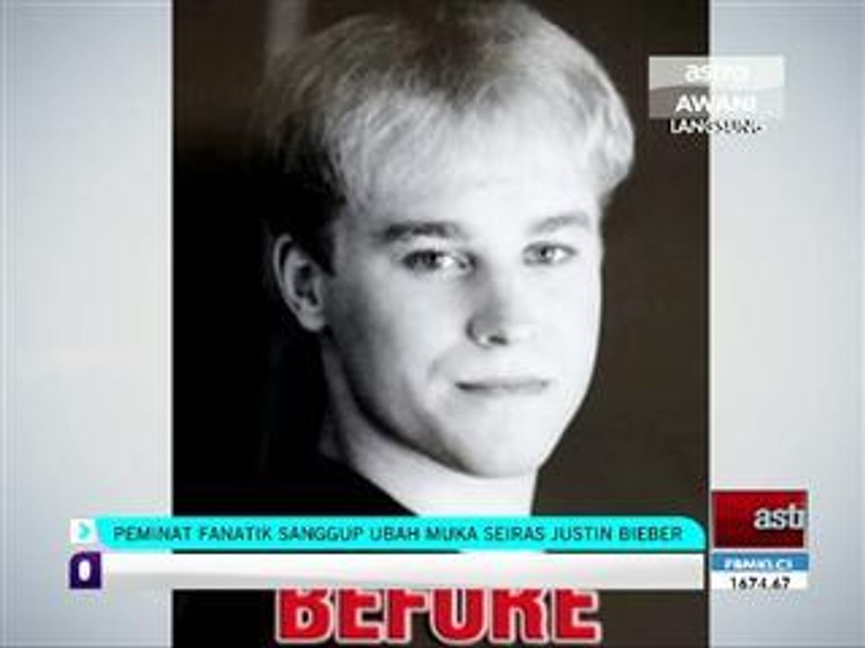 Peminat fanatik sanggup ubah muka seiras Justin Bieber