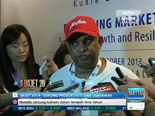 Bajet 2014: Sokong produktiviti dan usahawan