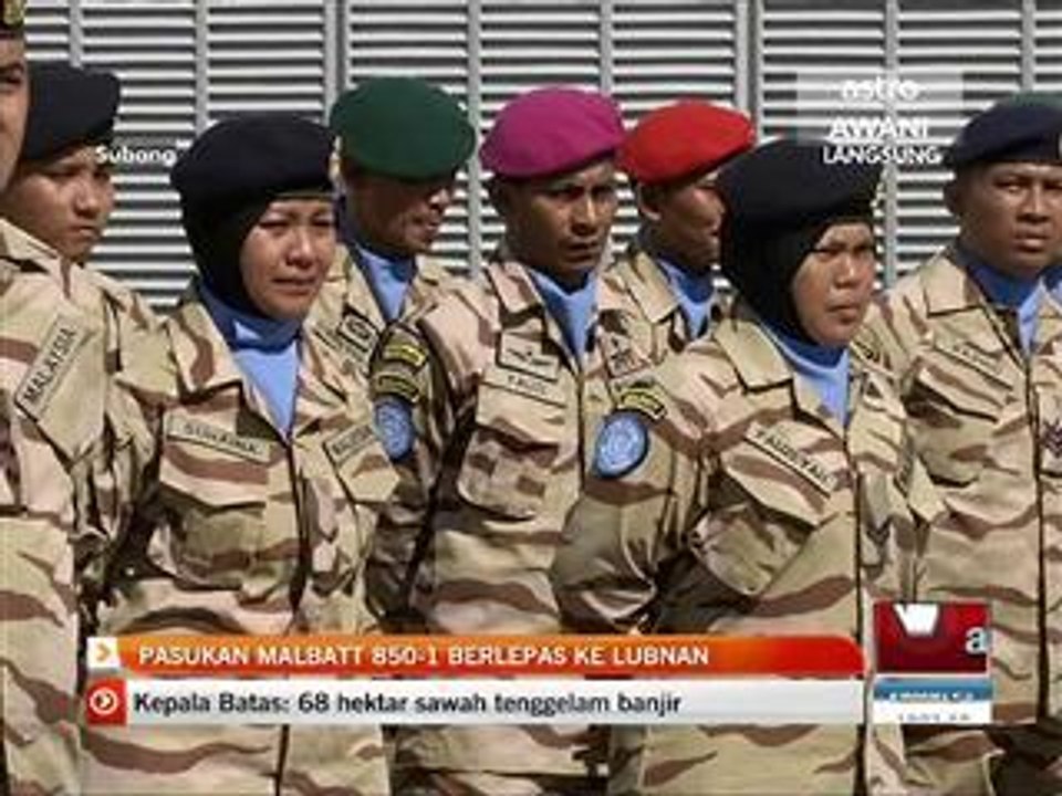 Pasukan MALBATT berlepas ke Lubnan