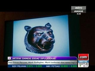 Artifak 'Chinese Zodiac' dipulangkan