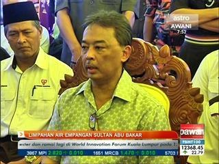 Limpahan air empangan Sultan Abu Bakar