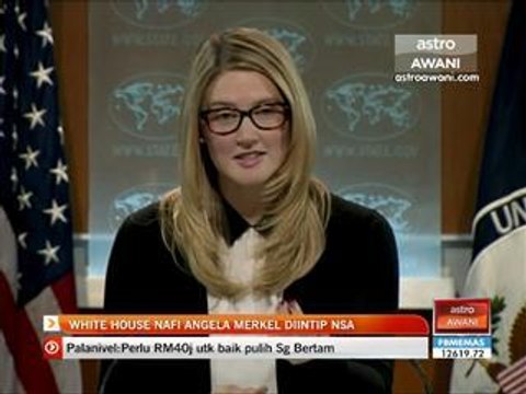 White House nafi Angela Merkel diintip NSA